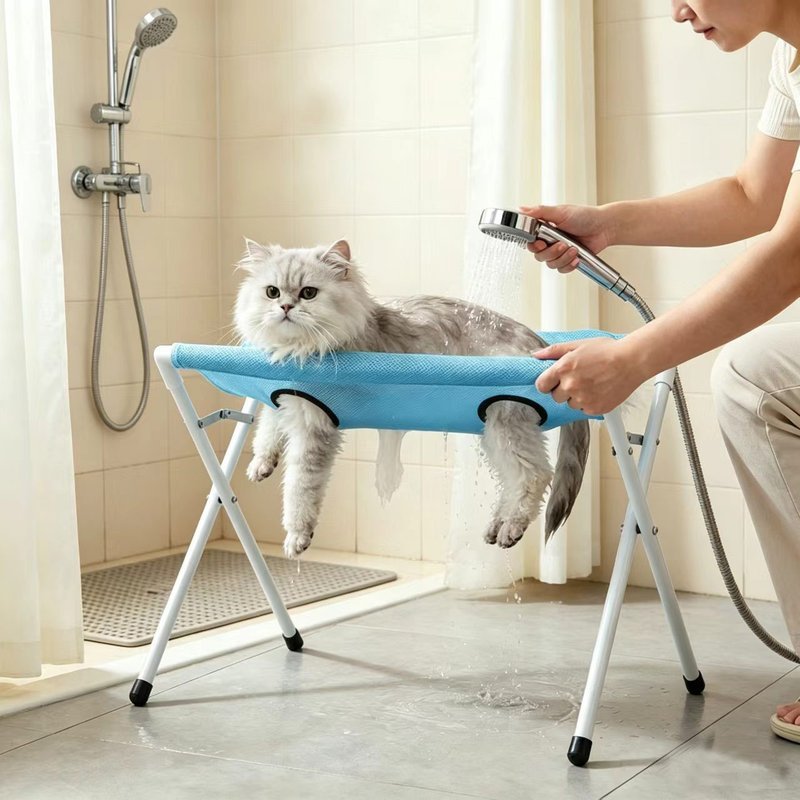 Pet Bathing Restraint Rack